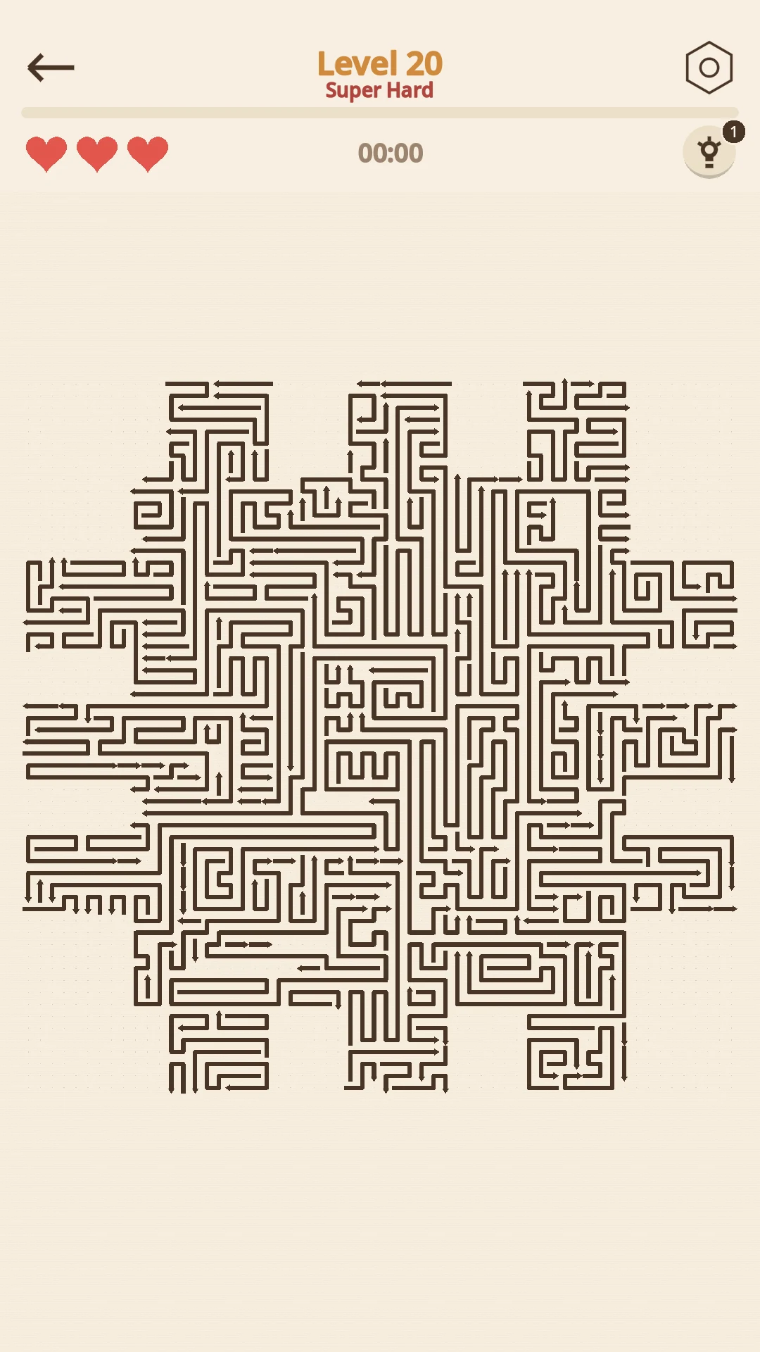 A Super Hard board filling the whole lattice